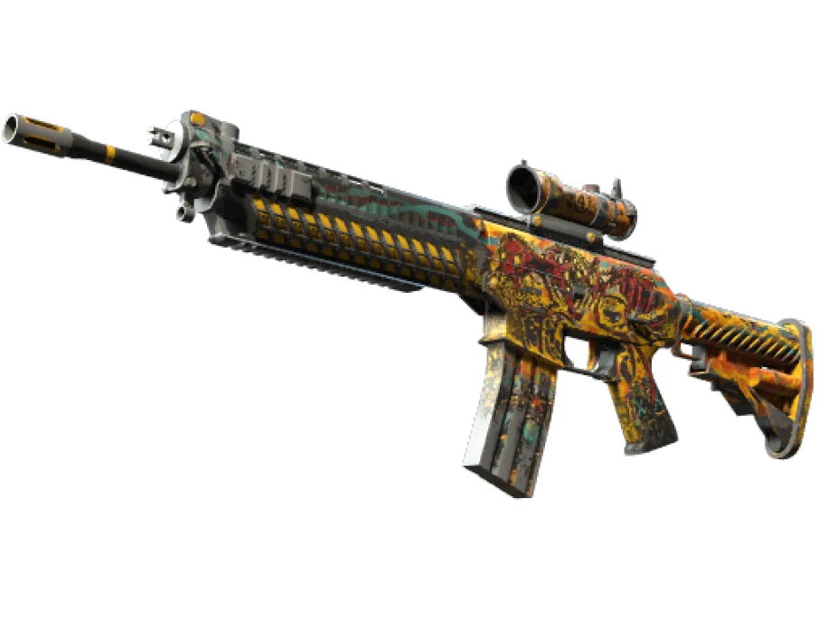 StatTrak™ SG 553 | Colony IV (Well-Worn)