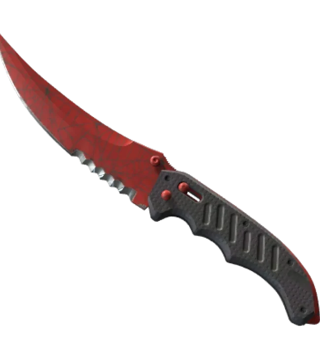 ★ Flip Knife | Crimson Web (Minimal Wear)