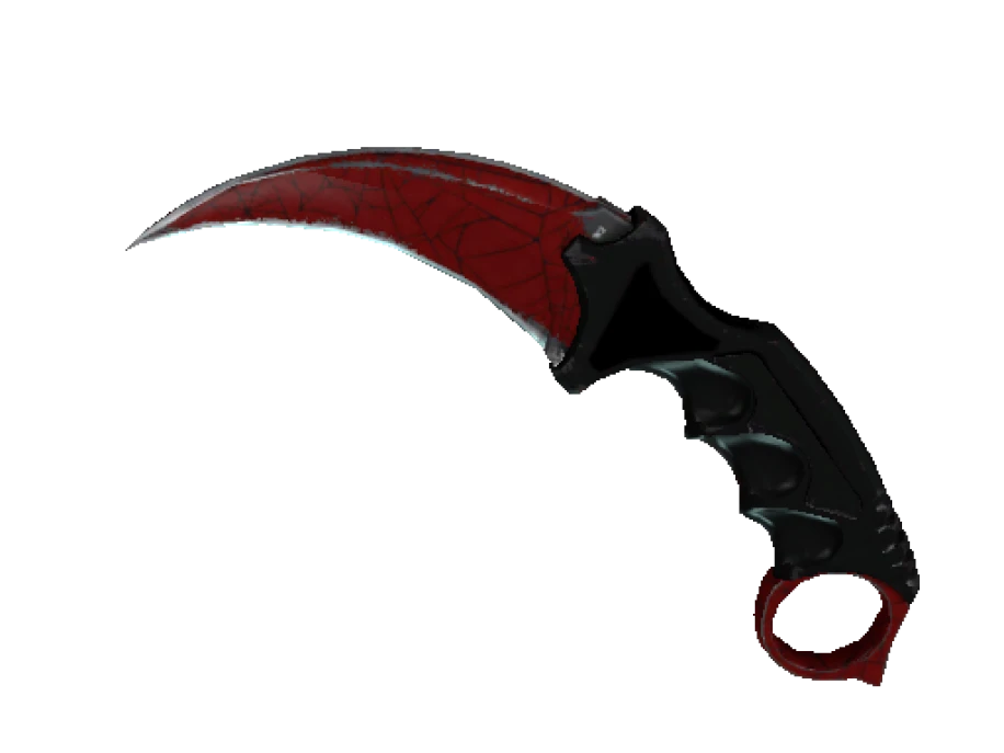★ Karambit | Crimson Web (Well-Worn)