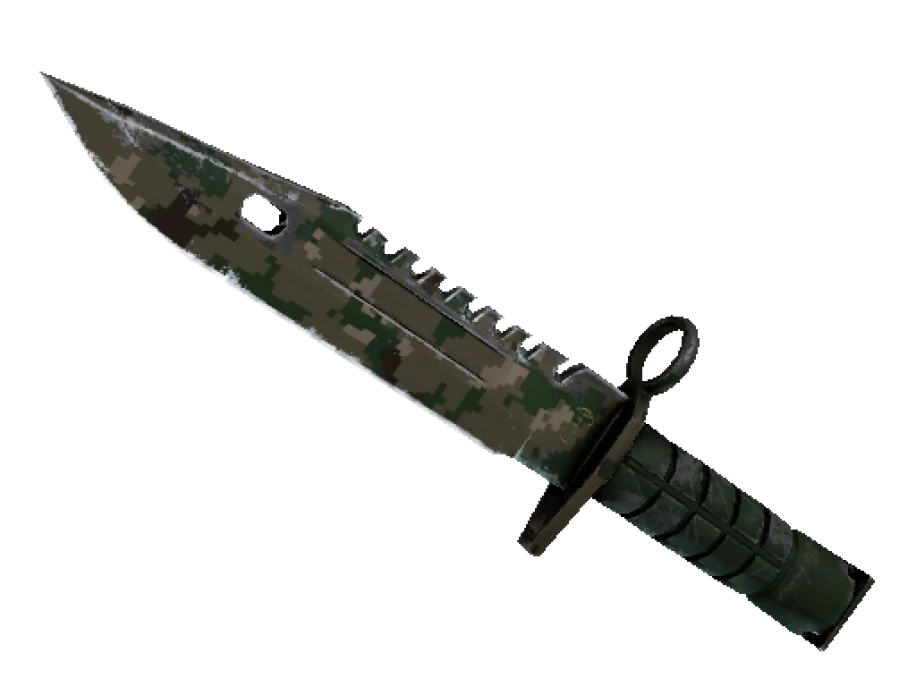 ★ M9 Bayonet | Forest DDPAT (Well-Worn)