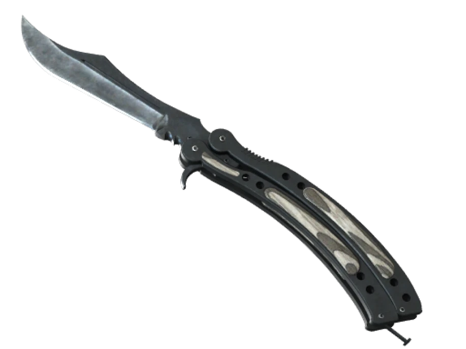 ★ StatTrak™ Butterfly Knife | Black Laminate (Minimal Wear)
