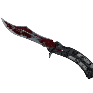 ★ StatTrak™ Butterfly Knife | Crimson Web (Battle-Scarred)