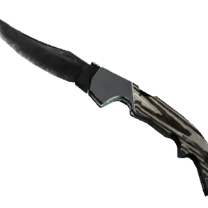 ★ StatTrak™ Falchion Knife | Black Laminate (Well-Worn)