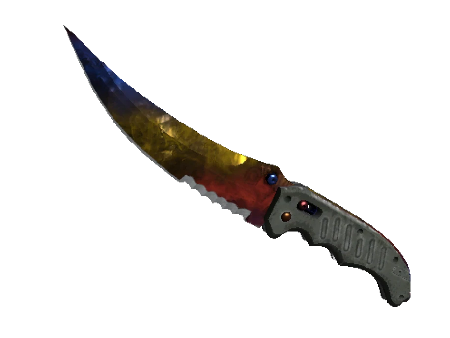 ★ StatTrak™ Flip Knife | Marble Fade (Minimal Wear)