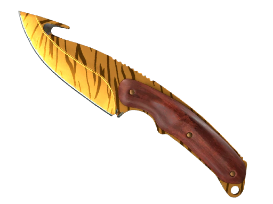 ★ StatTrak™ Gut Knife | Tiger Tooth (Minimal Wear)