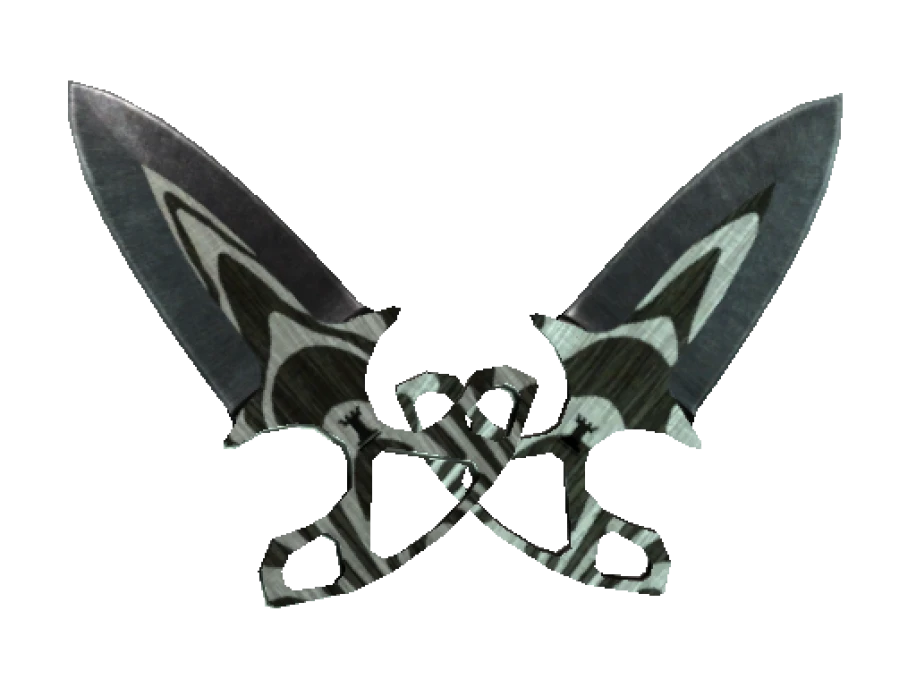 ★ StatTrak™ Shadow Daggers | Black Laminate (Minimal Wear)