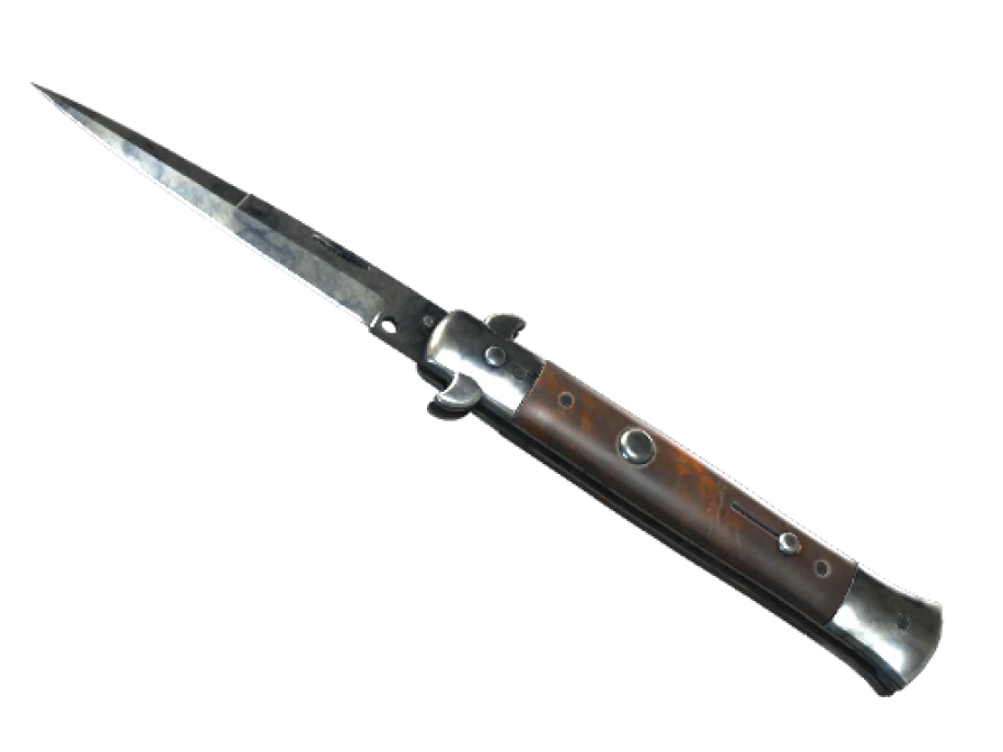★ Stiletto Knife | Stained (Well-Worn)