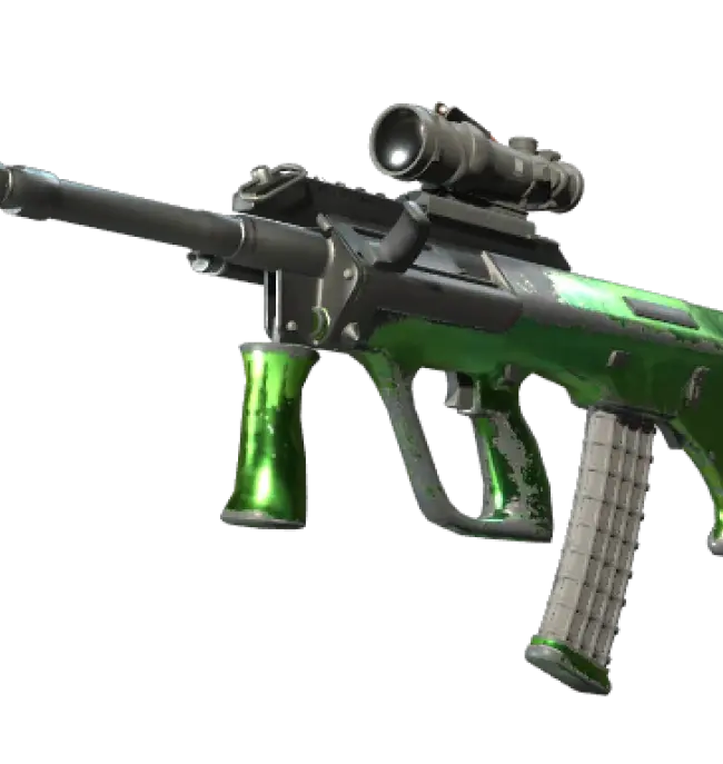 AUG | Carved Jade (Field-Tested)