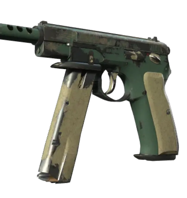 CZ75-Auto | Green Plaid (Battle-Scarred)