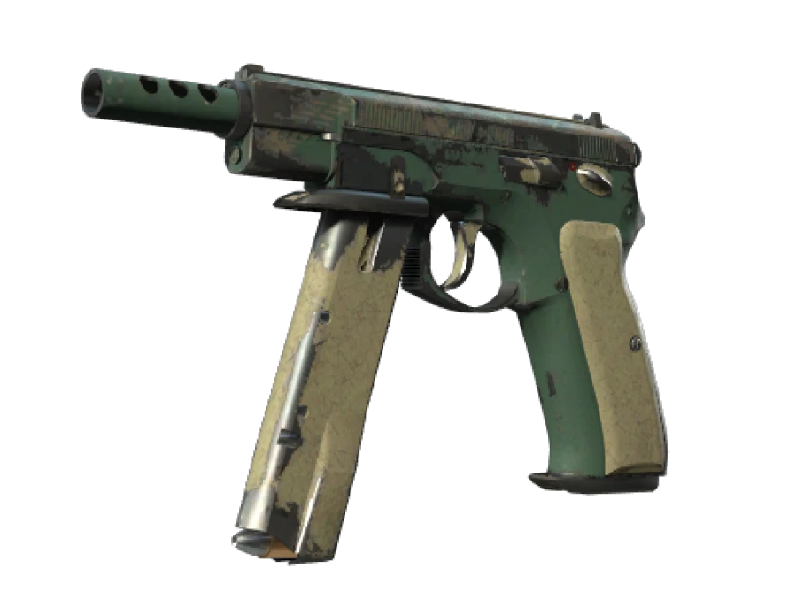 CZ75-Auto | Green Plaid (Battle-Scarred)
