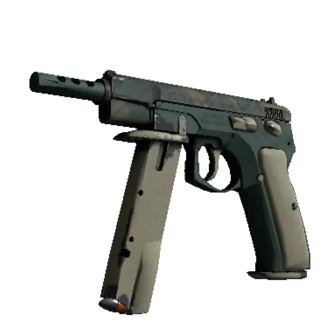 CZ75-Auto | Green Plaid (Well-Worn)