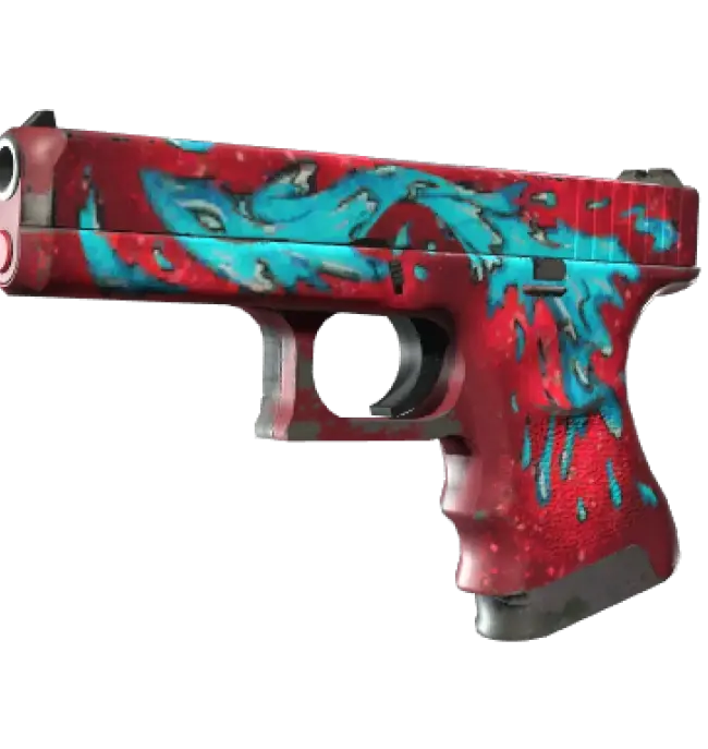 Glock-18 | Water Elemental (Well-Worn)