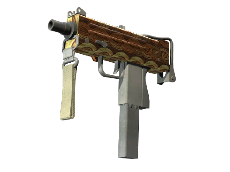 MAC-10 | Copper Borre (Minimal Wear)