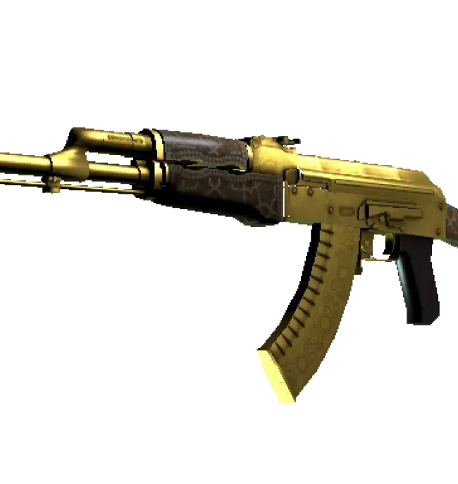Souvenir AK-47 | Gold Arabesque (Well-Worn)