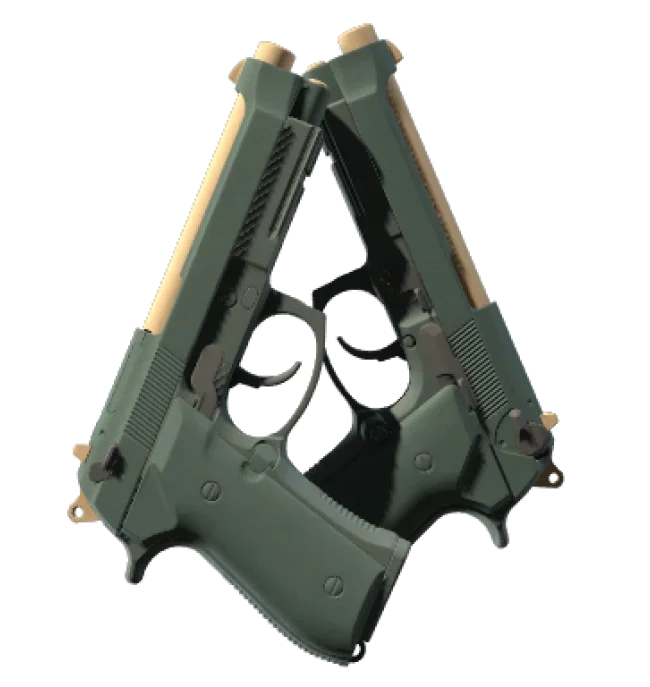 Souvenir Dual Berettas | Contractor (Factory New)