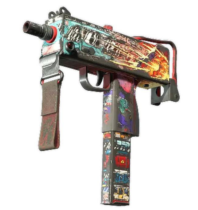 Souvenir MAC-10 | Derailment (Battle-Scarred)