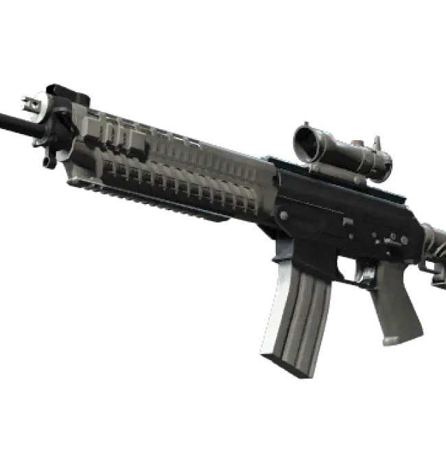 Souvenir SG 553 | Damascus Steel (Battle-Scarred)