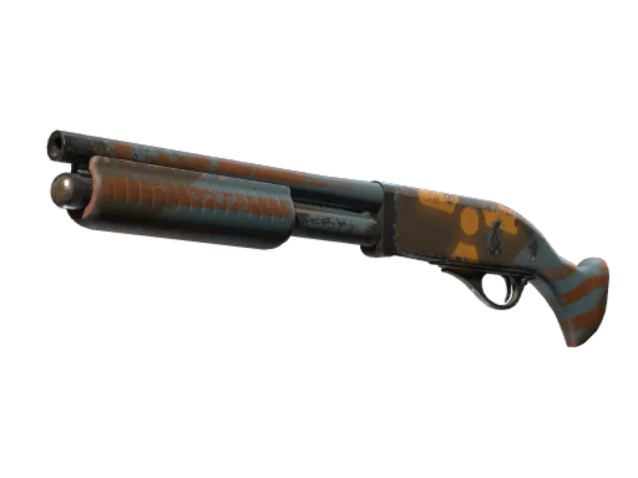 Souvenir Sawed-Off | Irradiated Alert (Well-Worn)