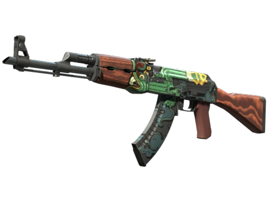 StatTrak™ AK-47 | Fire Serpent (Well-Worn)