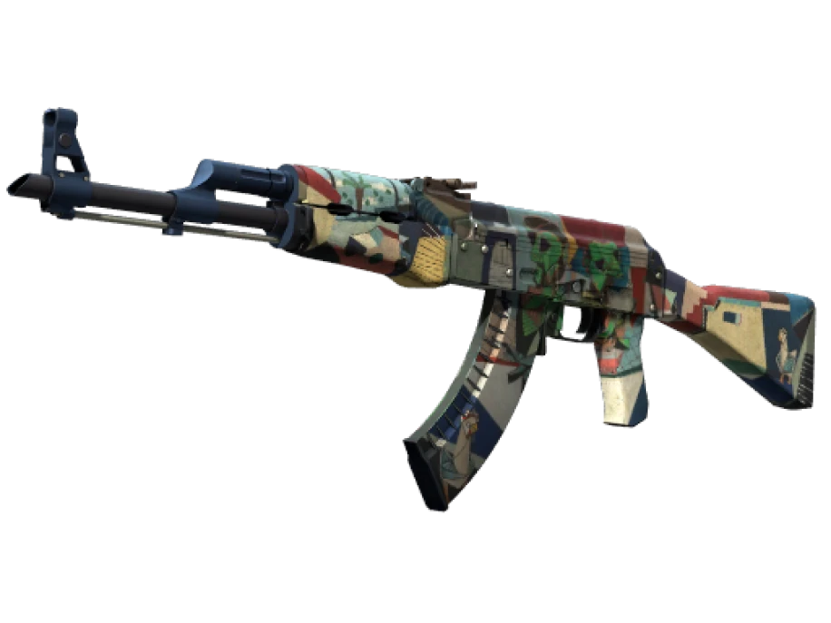 StatTrak™ AK-47 | Leet Museo (Well-Worn)
