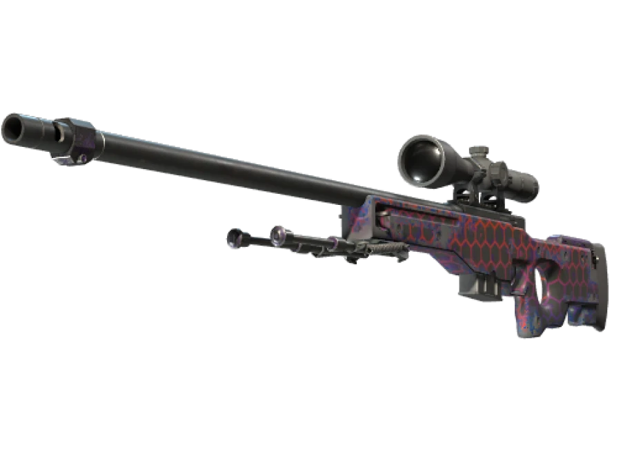 StatTrak™ AWP | Electric Hive (Well-Worn)