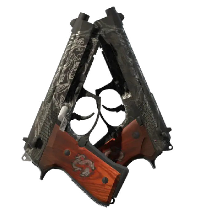 StatTrak™ Dual Berettas | Dualing Dragons (Factory New)