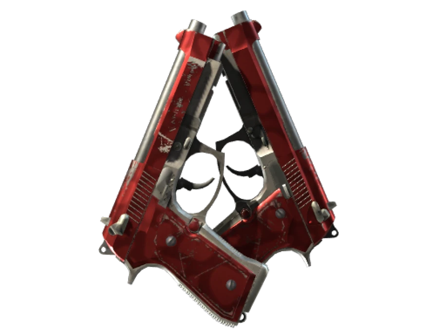 StatTrak™ Dual Berettas | Hemoglobin (Field-Tested)