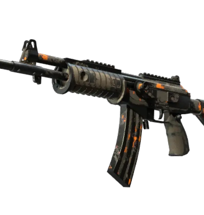StatTrak™ Galil AR | Orange DDPAT (Battle-Scarred)