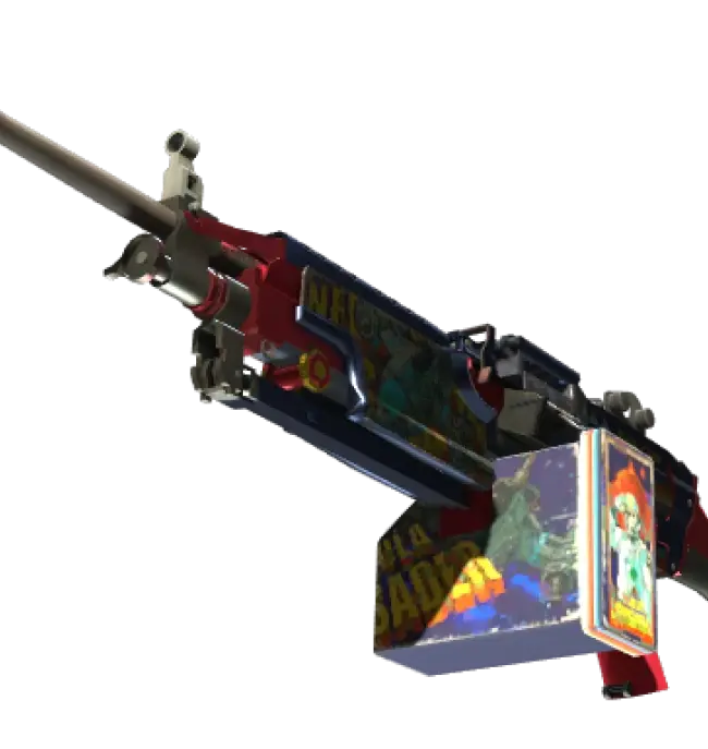 StatTrak™ M249 | Nebula Crusader (Minimal Wear)