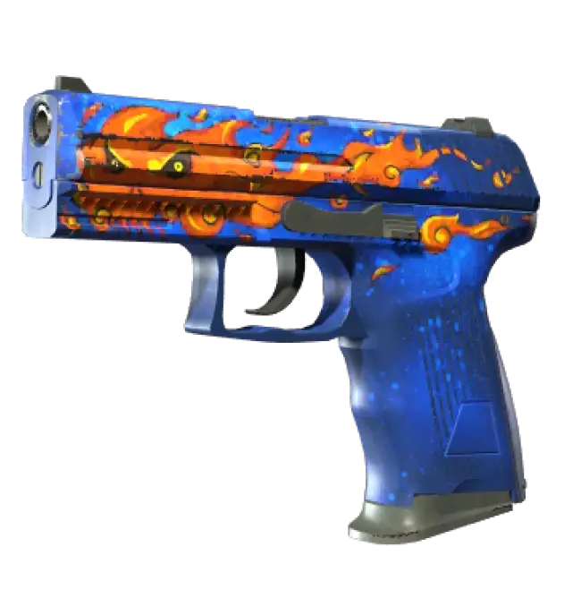 StatTrak™ P2000 | Fire Elemental (Well-Worn)