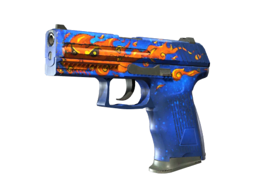 StatTrak™ P2000 | Fire Elemental (Well-Worn)