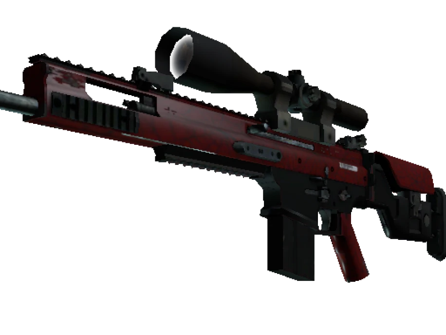 StatTrak™ SCAR-20 | Crimson Web (Minimal Wear)