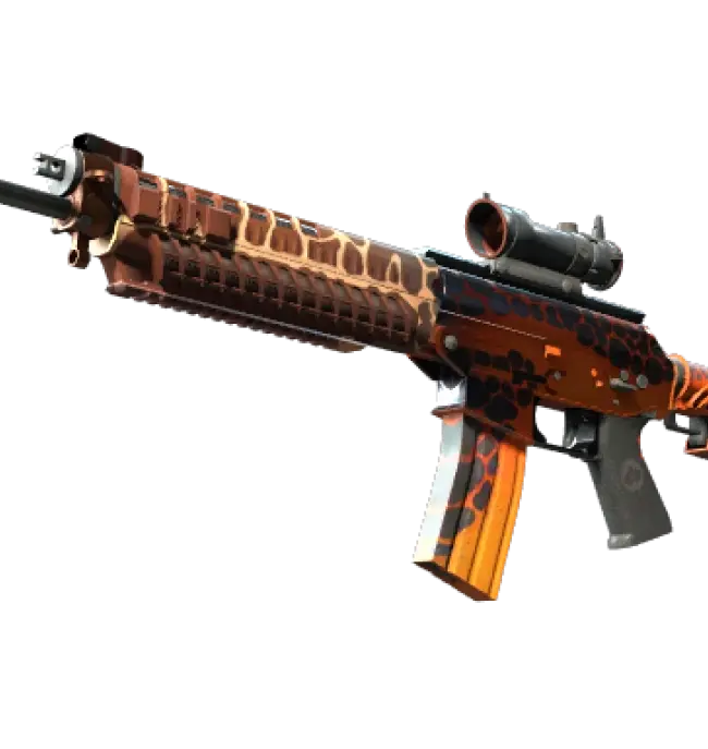 StatTrak™ SG 553 | Tiger Moth (Minimal Wear)