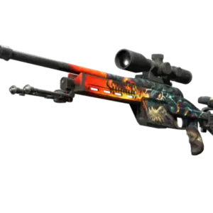 StatTrak™ SSG 08 | Dragonfire (Well-Worn)