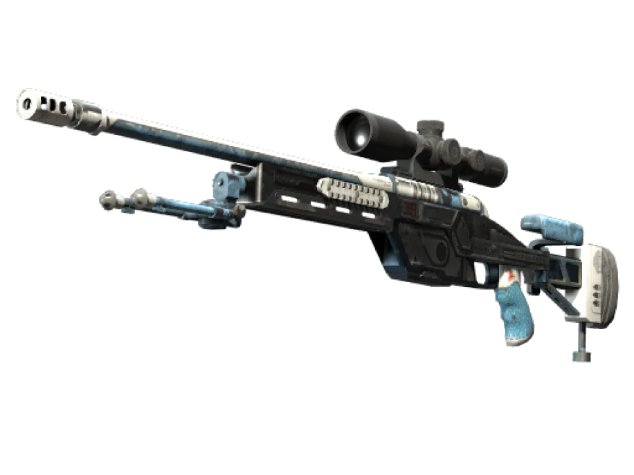 StatTrak™ SSG 08 | Ghost Crusader (Well-Worn)