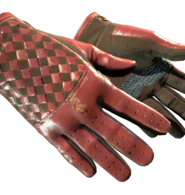 ★ Driver Gloves | Crimson Weave (Well-Worn)
