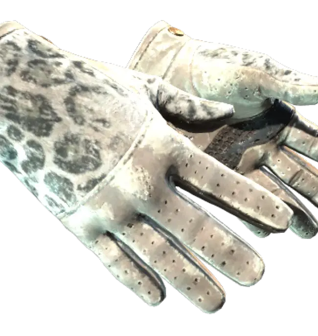★ Driver Gloves | Snow Leopard (Battle-Scarred)