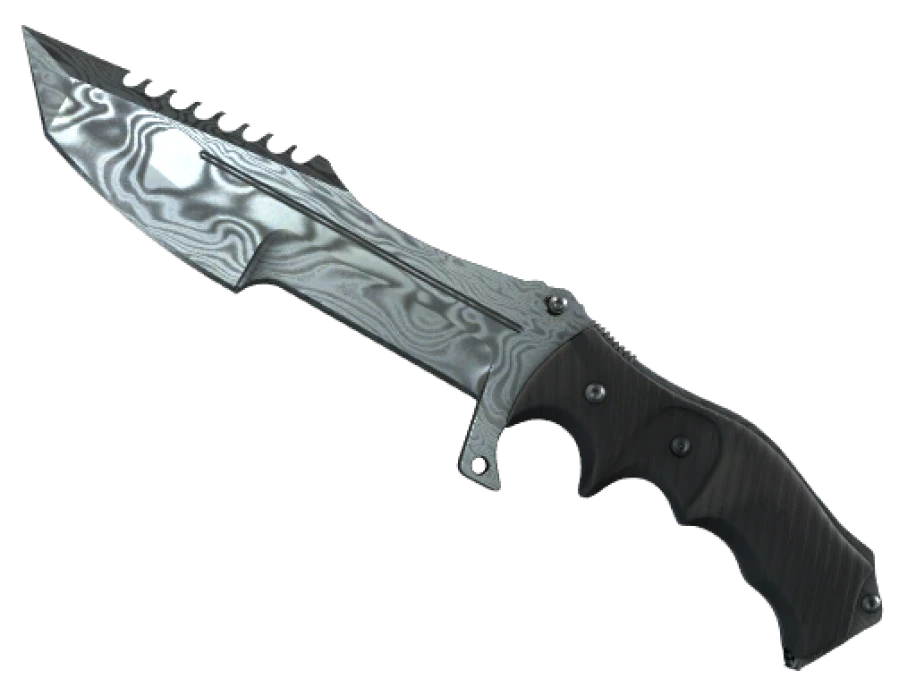 ★ Huntsman Knife | Damascus Steel (Battle-Scarred)