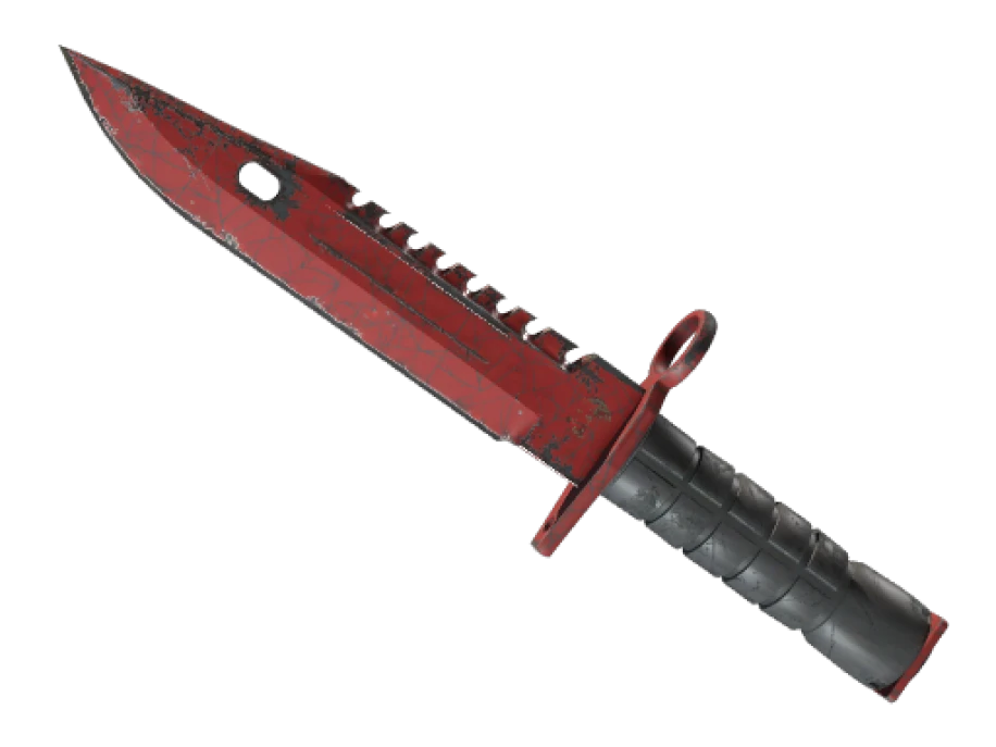 ★ M9 Bayonet | Crimson Web (Well-Worn)