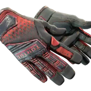 ★ Specialist Gloves | Crimson Kimono (Battle-Scarred)