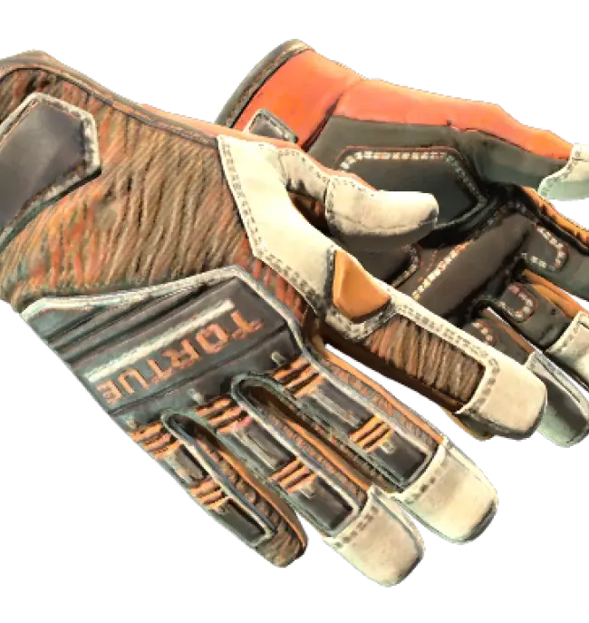 ★ Specialist Gloves | Tiger Strike (Well-Worn)