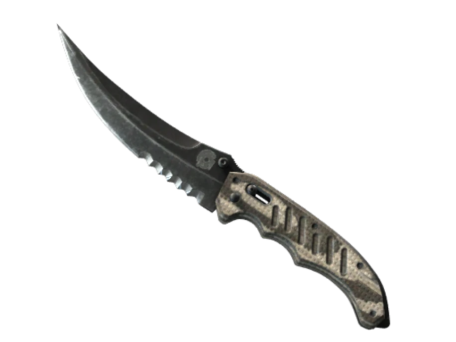 ★ StatTrak™ Flip Knife | Black Laminate (Minimal Wear)