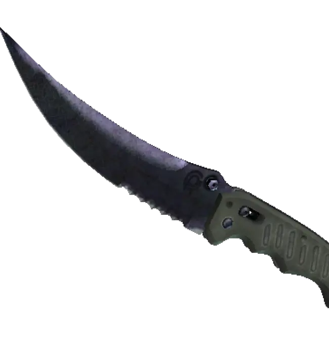 ★ StatTrak™ Flip Knife | Blue Steel (Battle-Scarred)