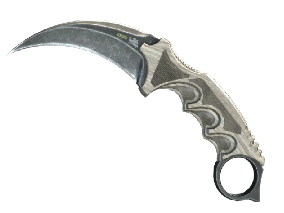 ★ StatTrak™ Karambit | Black Laminate (Minimal Wear)