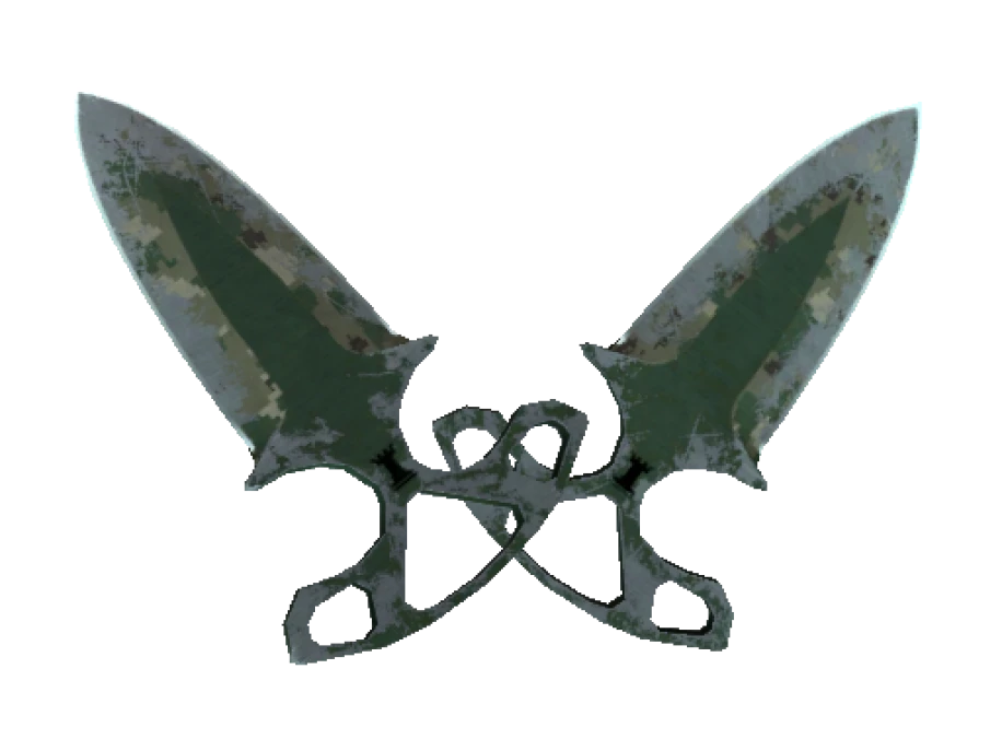 ★ StatTrak™ Shadow Daggers | Forest DDPAT (Battle-Scarred)
