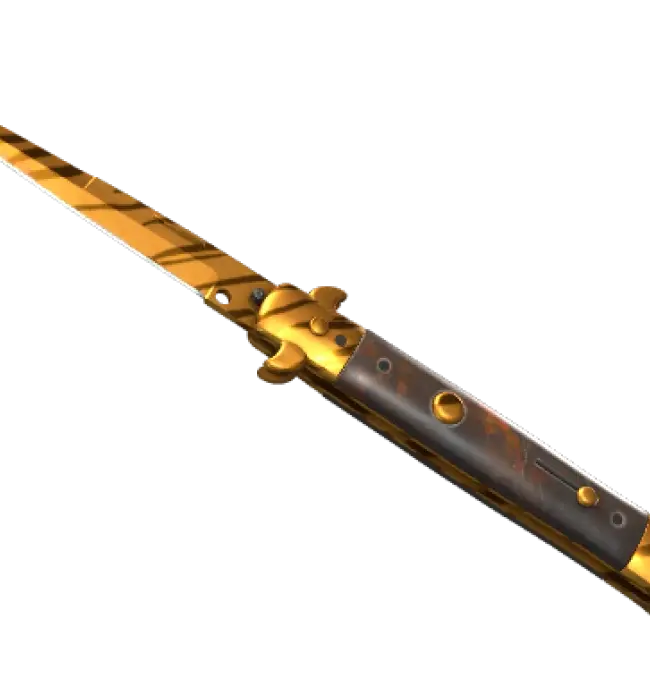 ★ StatTrak™ Stiletto Knife | Tiger Tooth (Factory New)