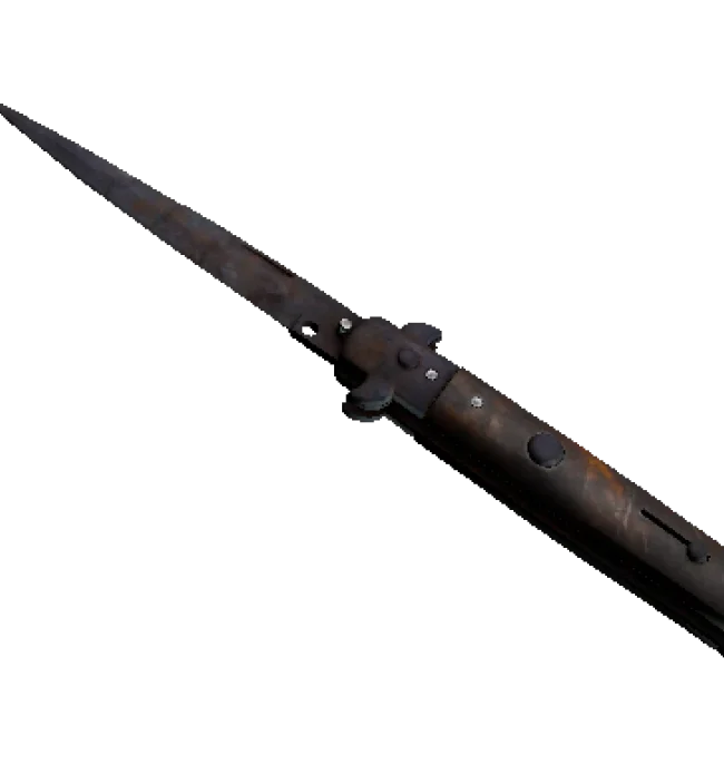 ★ Stiletto Knife | Rust Coat (Well-Worn)