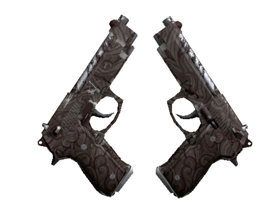 Dual Berettas | Pyre (Well-Worn)