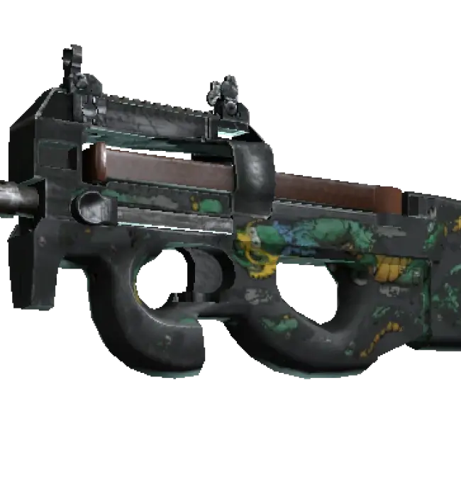 P90 | Emerald Dragon (Battle-Scarred)