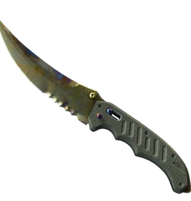 ★ Flip Knife | Case Hardened (Battle-Scarred)
